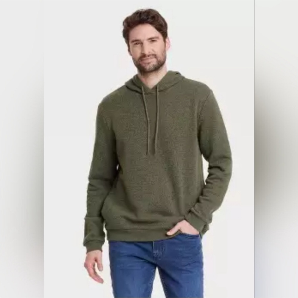 Goodfellow & Co Green Hooded Sweatshirt